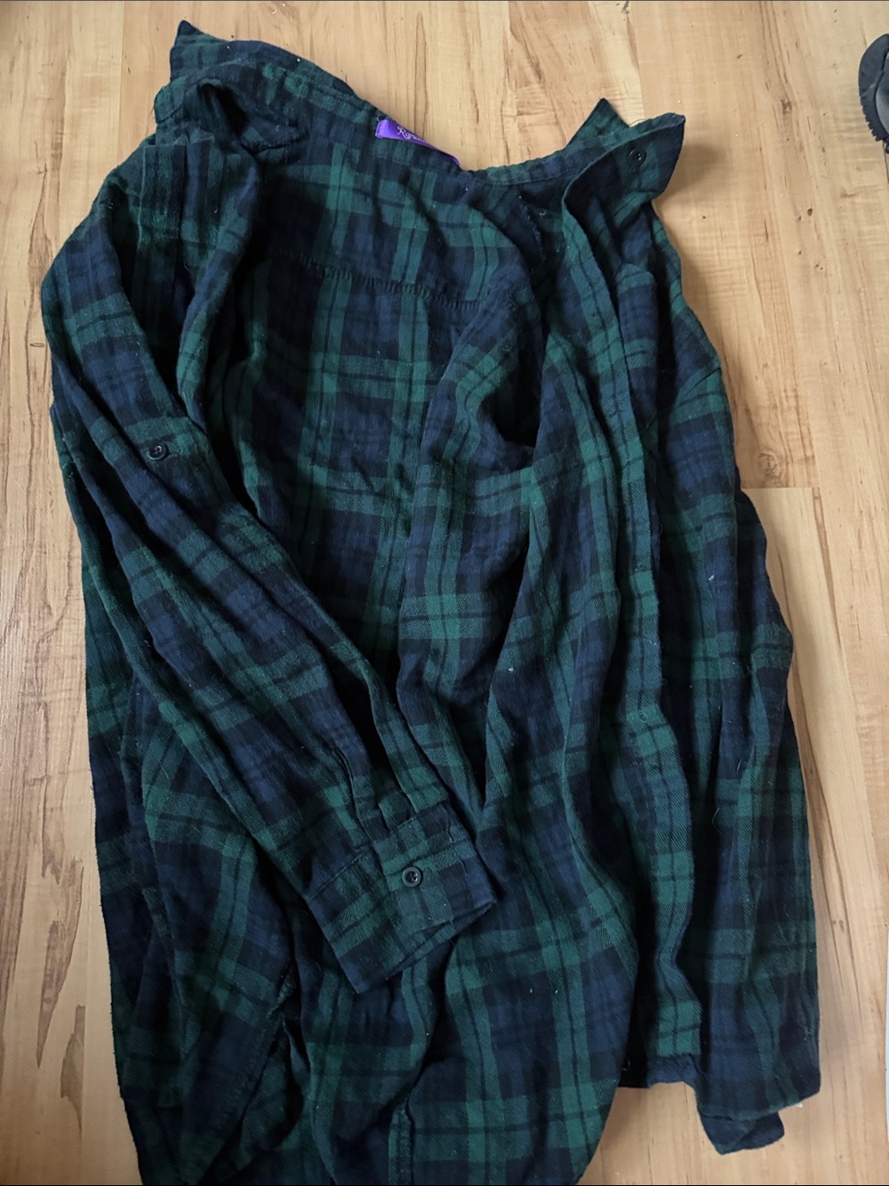 Roma Black & Green Plaid Button-Down Shirt